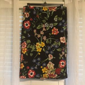 New York & Co Floral Pencil Skirt